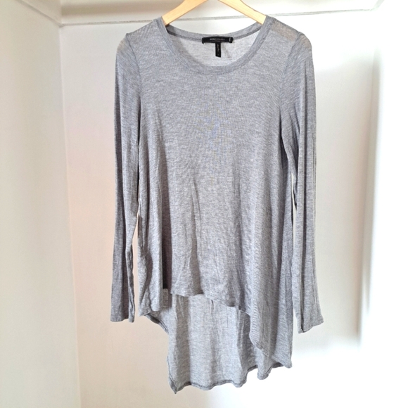 BCBGMAXAZRIA | Grey long thin light weight sweater, style Claudia Heather grey - Picture 3 of 13